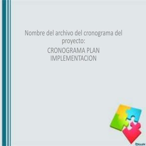 Modulo 4 planificación del proyecto