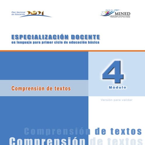 Modulo 4 segundo ciclo | PDF