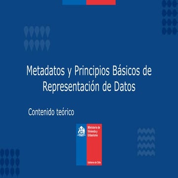 Metadatos y principios básicos de representació de datos