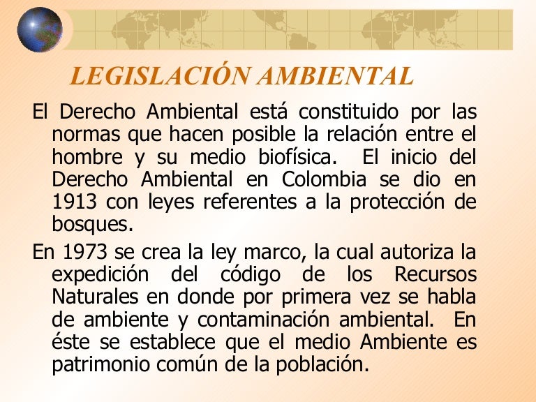 Normatividad Ambiental