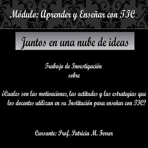 Modulo aprender y enseñar con tic