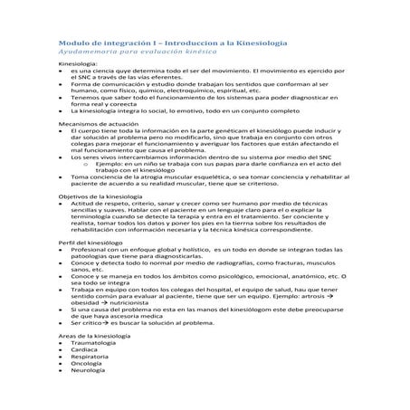 Modulo de integración i