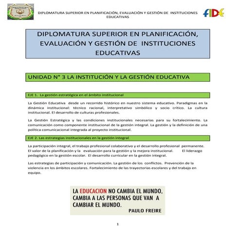 Modulo de lectura . unidad 3