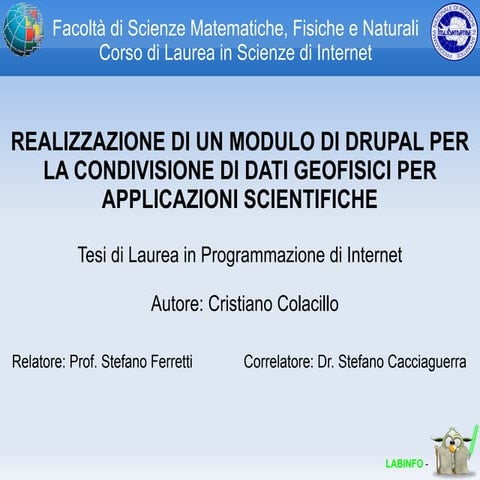 Modulo drupal dati_geofisici_applicazioni_scientifiche