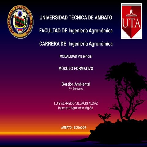 Modulo gestion ambiental