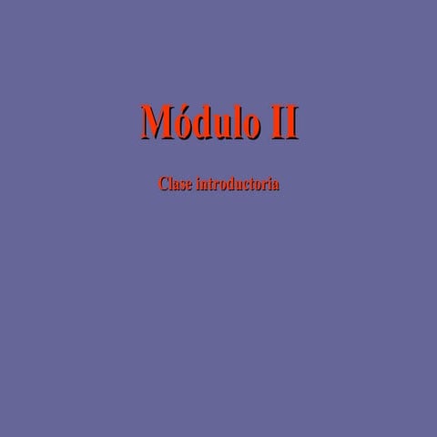 Modulo ii densidad