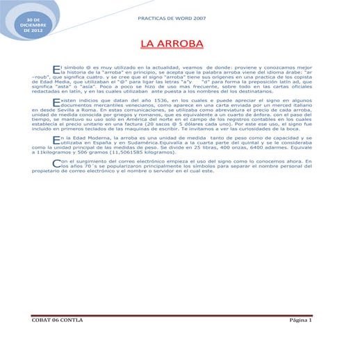 Practica 1 | DOCX