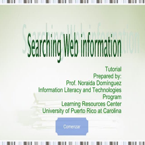Modulo Instruccional Internet Ppt