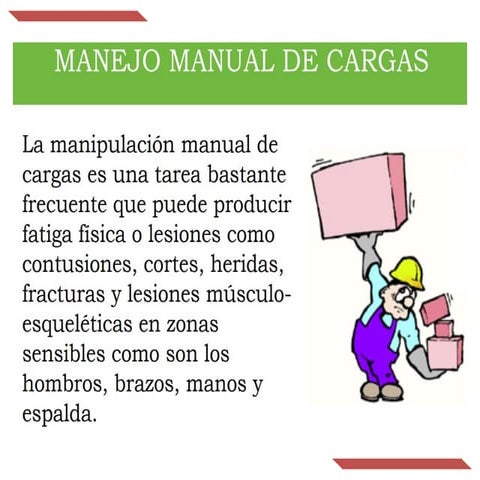 Seguridad en el Manejo y Almacenamiento Manual de Materiales ...