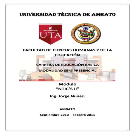 MODULO FORMATIVO NTICS II U.T.A