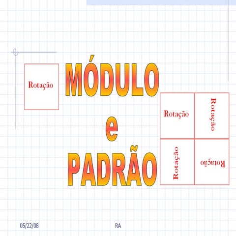 Modulo / Padrao - Rotacao