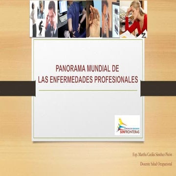 panorama mundial de ENFERMEDADES PROFESIONALES 