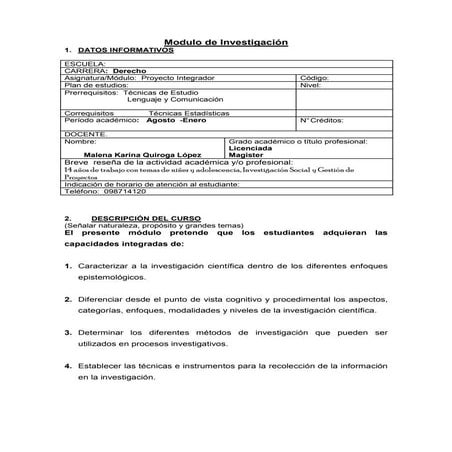 Modulo proyecto investigacion1