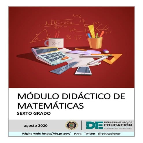 Módulo 6to grado matemáticas | PDF
