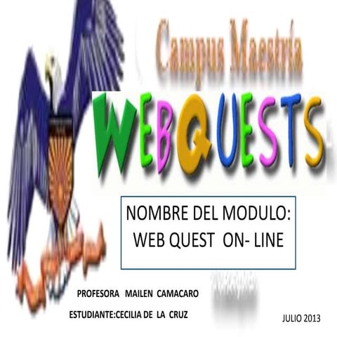 Modulo web quest
