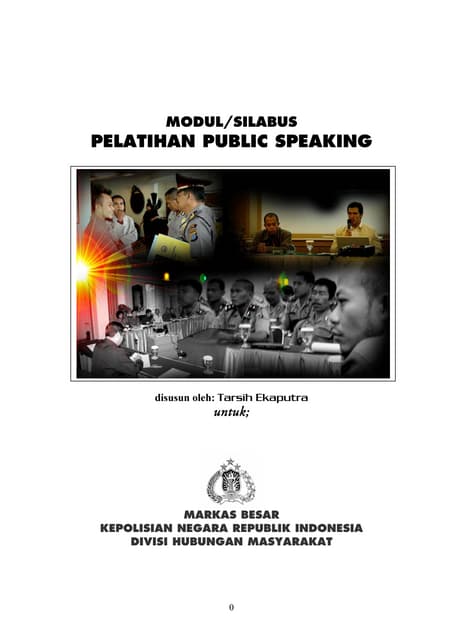 Pelatihan Public Speaking