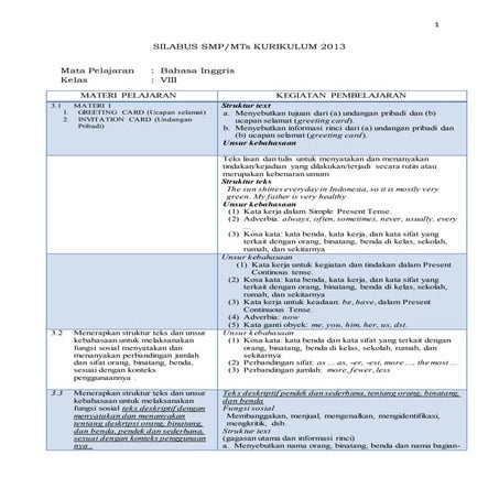 Modul pembelajaran kls 8 yg baru