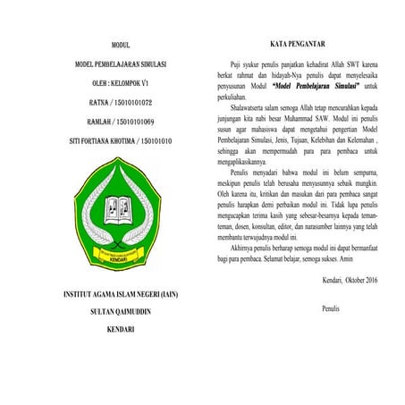 Modul pembelajaran simulasi