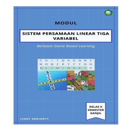 MODUL PEMBELAJARAN SPLTV BERBASIS GAME-BASED LEARNING