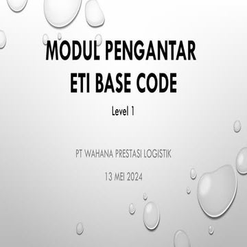 Comprehensive Introduction to ETI Base Code and Its Implementation at ...