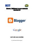 Modul pengenalan membuat blog dengan blogspot