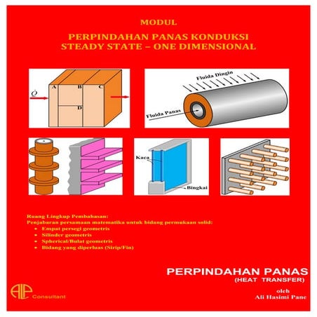 Modul perpindahan panas konduksi steady state one dimensional