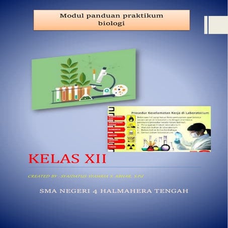 MODUL UJIAN PRAKTIKUM BIOLOGI KELAS XII