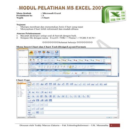 Modul praktikum excel chart