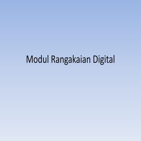 Modul rangakaian digital