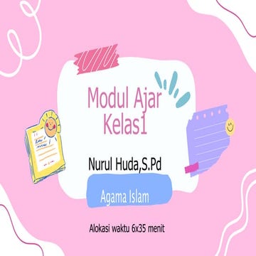 Modul Rukun Iman untuk Sd bagus dan okee | PDF