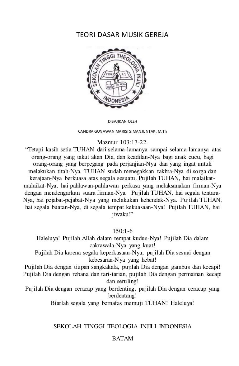 Image Result For Teori Dasar Musik Gereja Image Result For Teori Dasar Musik Gereja