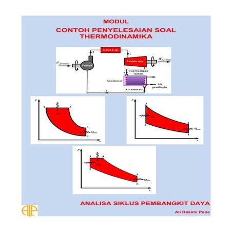 Modul thermodinamika (penyelesaian soal  siklus pembangkit daya)