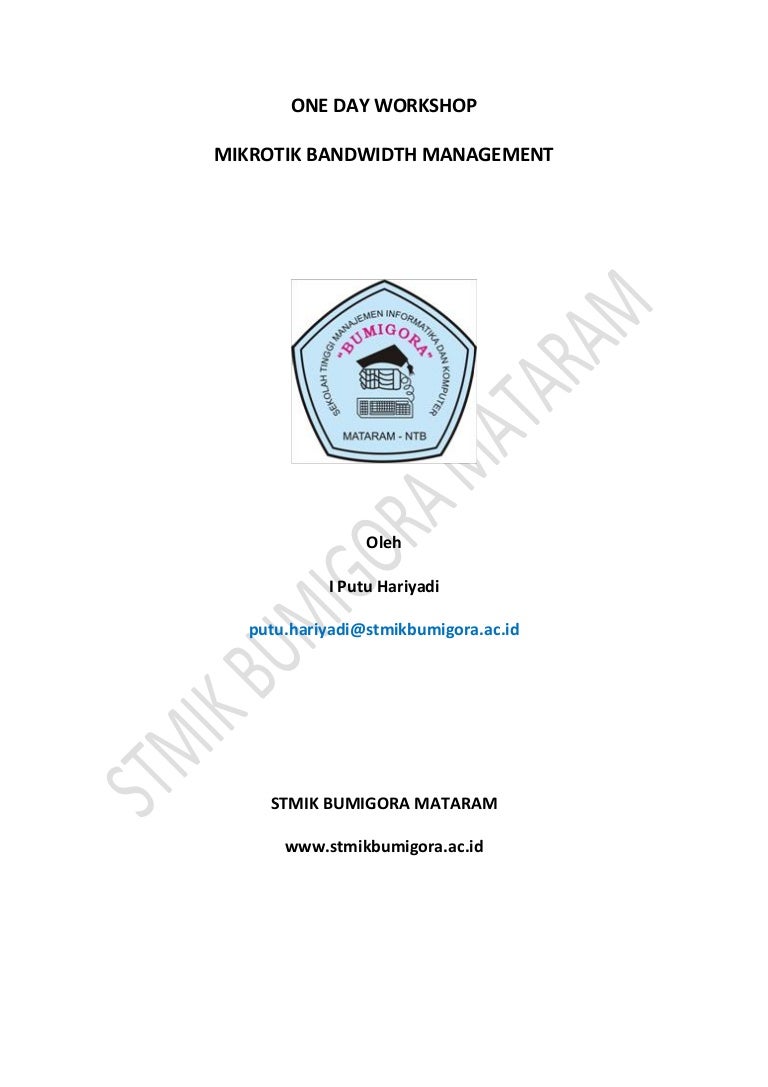 Modul Workshop Mikrotik Bandwidth Management