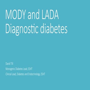 MODYLADA Classification of Diabetes.pptx