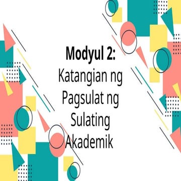 modyul-2-piling-larang-akad 2.pptx grade 12 | PPTX
