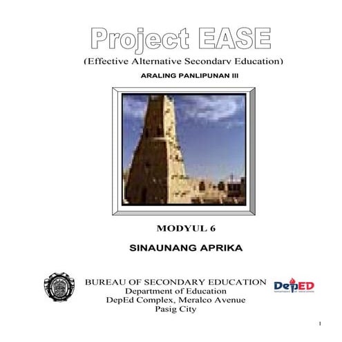 Modyul 06   sinaunang aprika