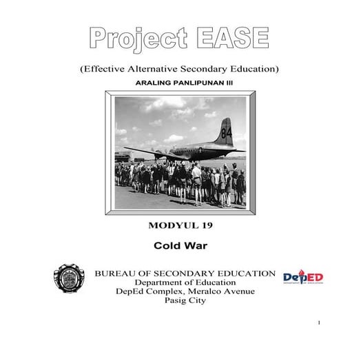 Modyul 19   cold war