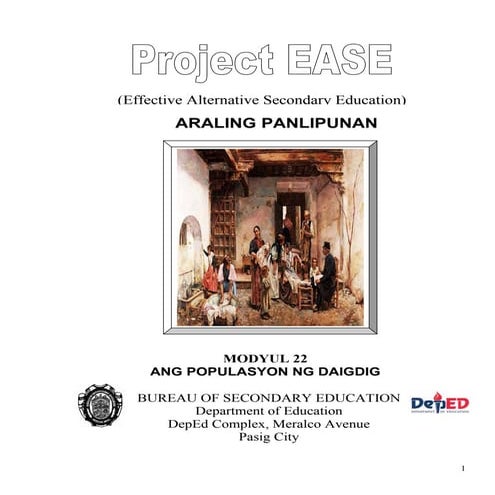 Modyul 22   populasyo