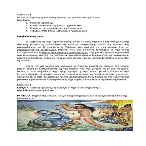 Modyul 4 (mandaluyong marikina)  - grade 7 learning modules - quarter 1