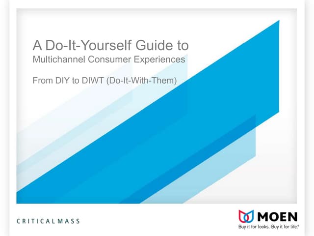 A Do-It-Yourself Guide toMultichannel Consumer ExperiencesFrom DIY to DIWT (D...