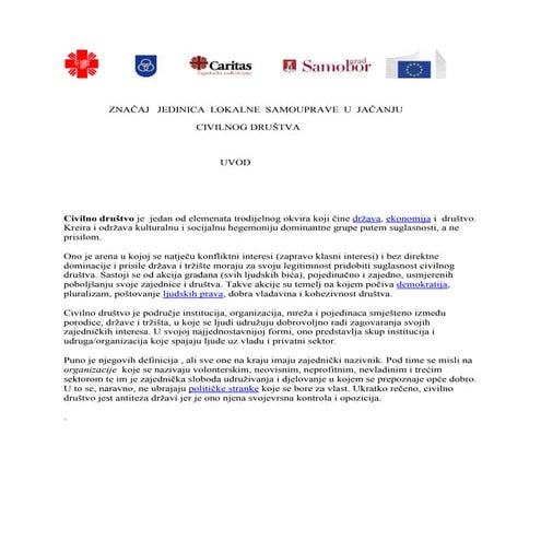 IMPORTANCE OF LOCAL GOVERNMENT