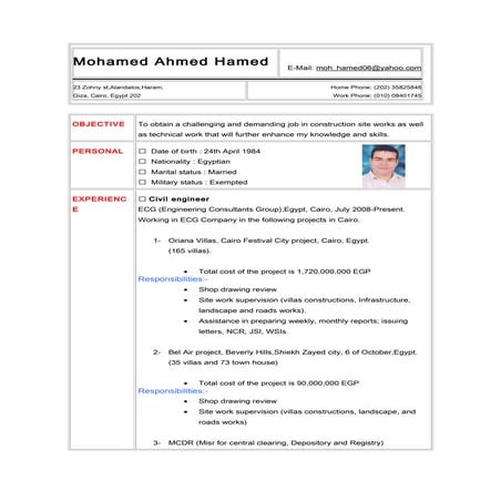 AF Resume Feb 2015 | PDF