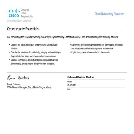 Cybersecurity Essentials Certification PDF