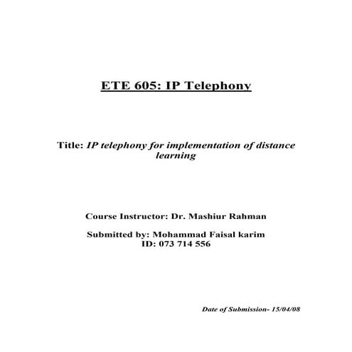 Mohammad Faisal Kairm(073714556) Assignment 1