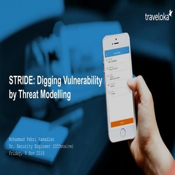 STRIDE: Digging Vulnerability by Threat Modelling | PDF