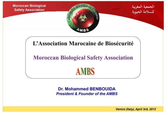 Caravane Bio [Mohammed Benbouida, AMBS, Morocco]