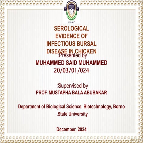 Mohammed Said Project Defence PowerPoint presentation