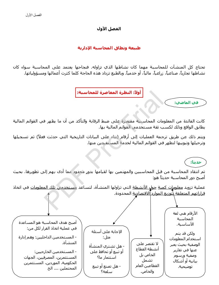 إدارة المحاسبة