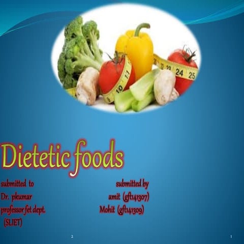 DIETETIC FOOD