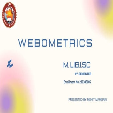 Mohit Mamgain presentation Webometrics.pdf